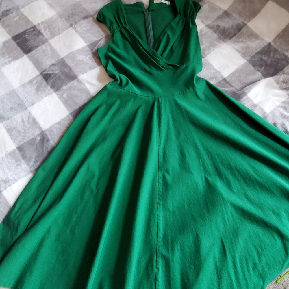 Green dress